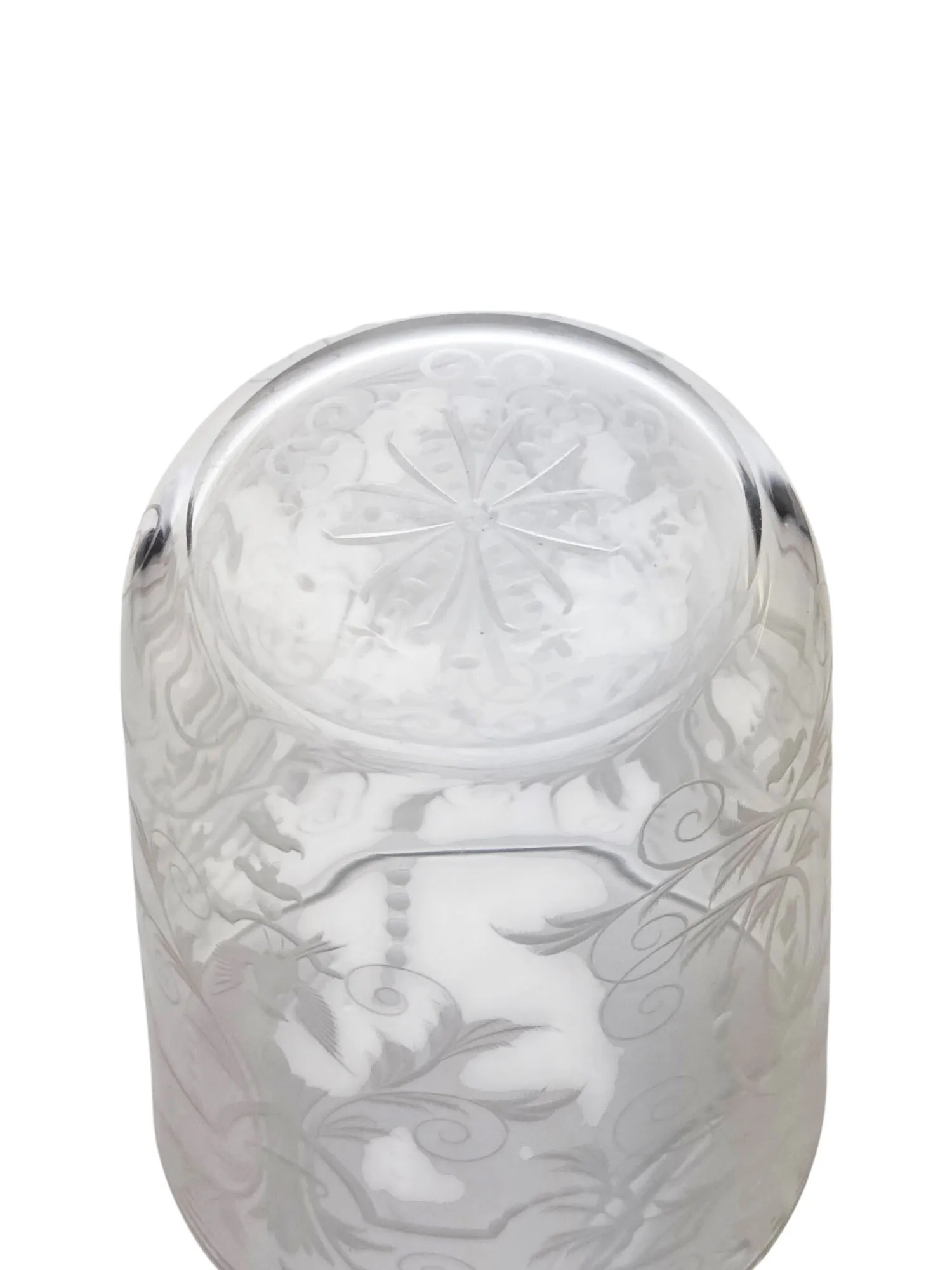 Magnifique gobelet à eau en cristal gravé, Lobmeyr, Vienne. – Image 3