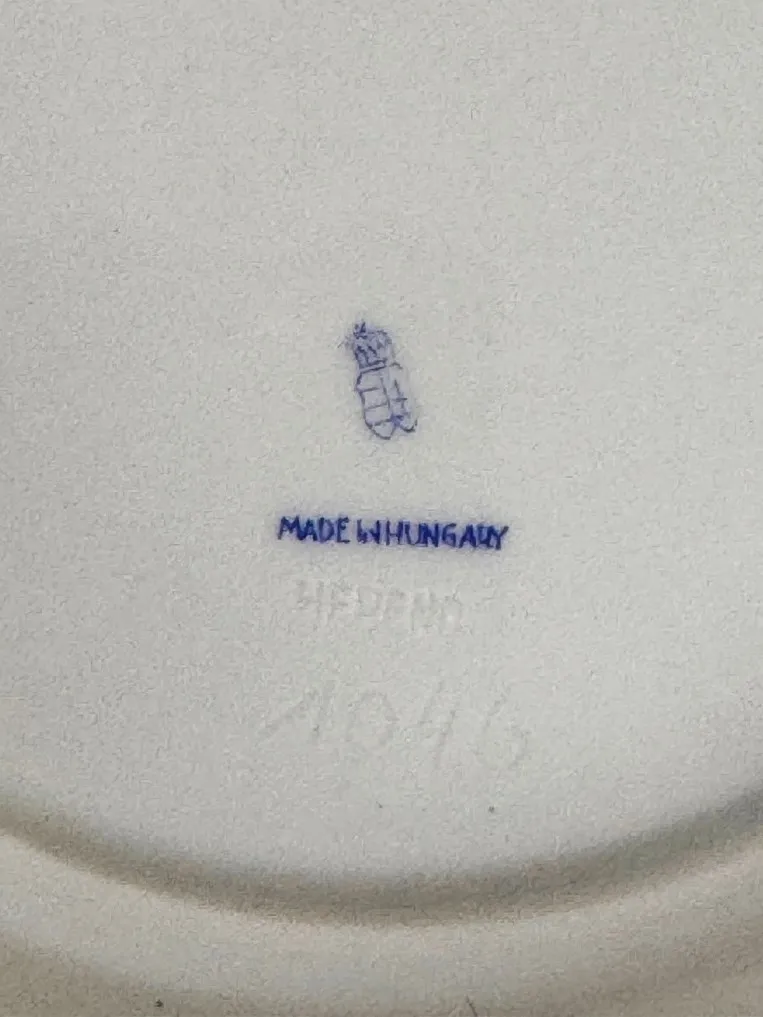 Service thé-café en porcelaine de Herend, modèle « Apponyi Pourpre », 24 pièces. – Image 4