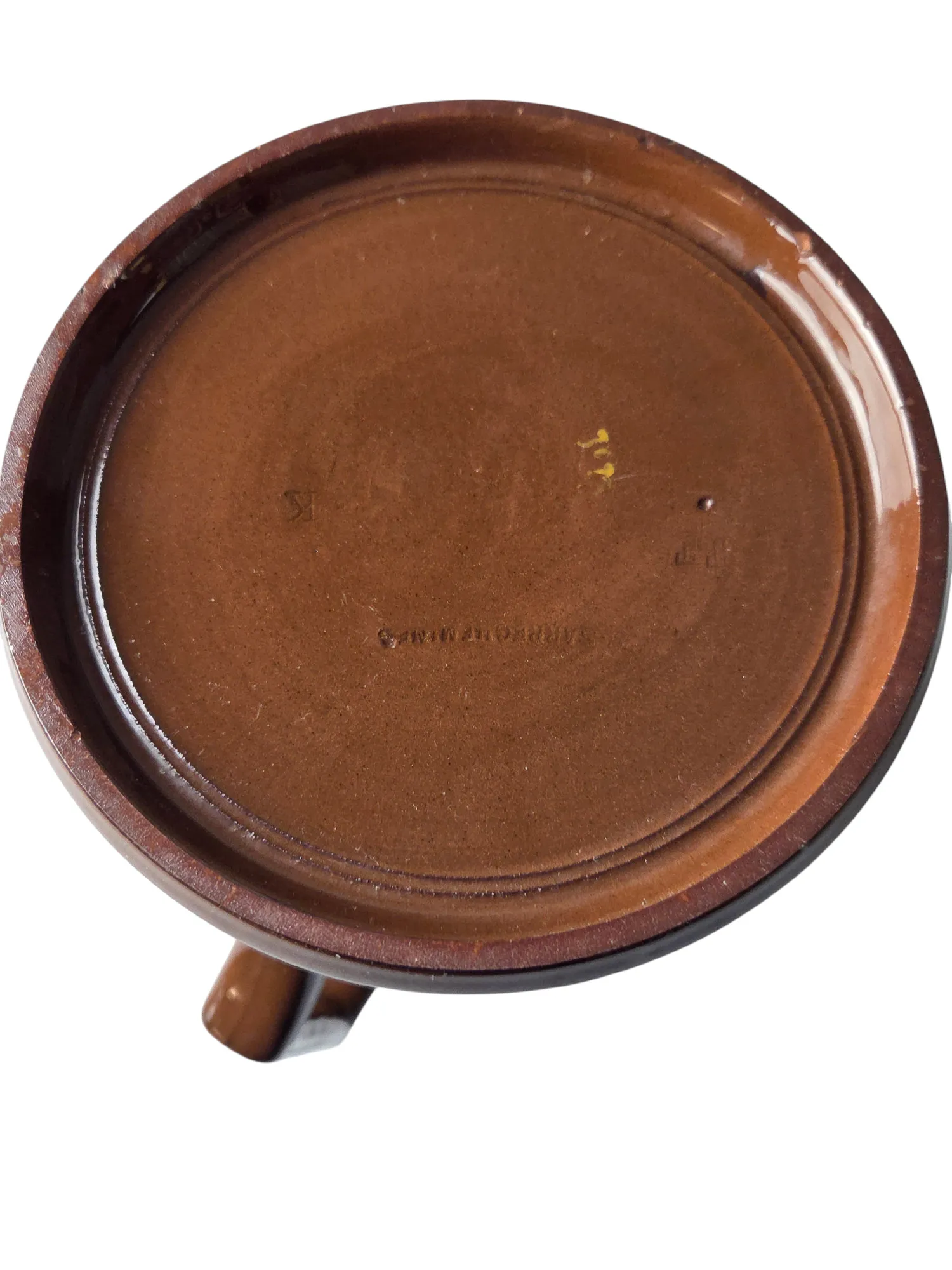 Rare cafetière en grès verni de Sarreguemines, époque Art Nouveau. – Image 5