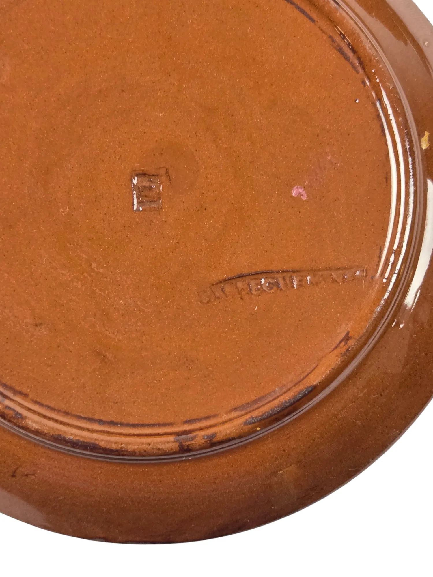 Rare service à thé en grès verni de Sarreguemines, époque Art Nouveau, 23 pièces. – Image 7