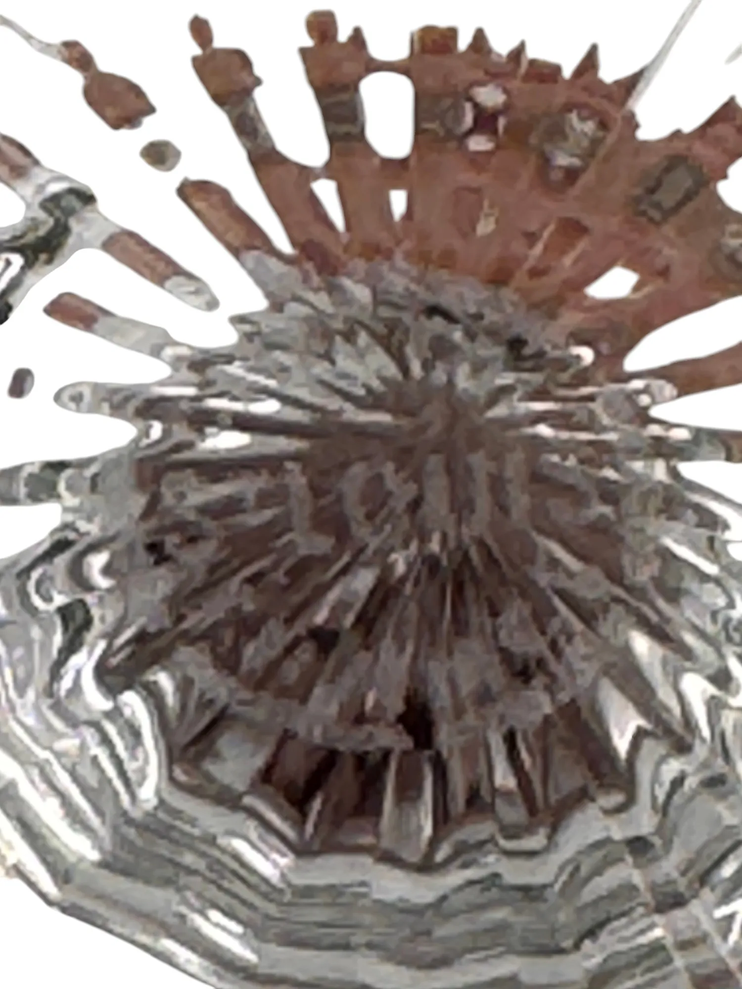 Flûte à champagne en cristal de Saint Louis, modèle Tommy, couleur rose. – Image 3