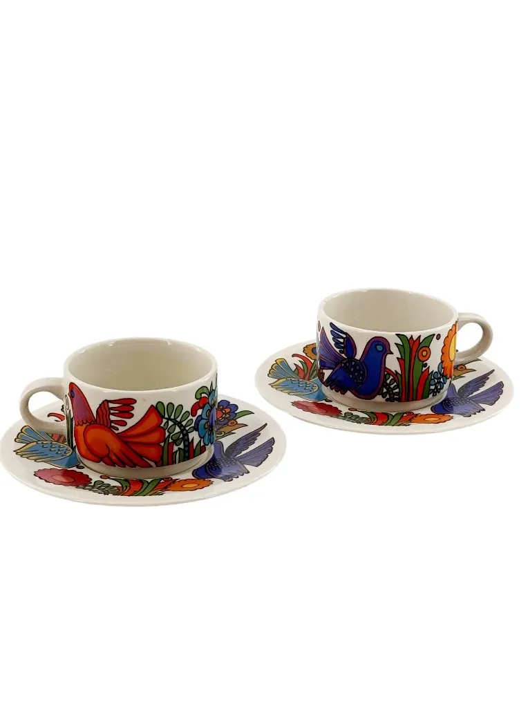 Service à café en porcelaine, Villeroy et Boch, modèle Acapulco, 27 pièces – Image 6