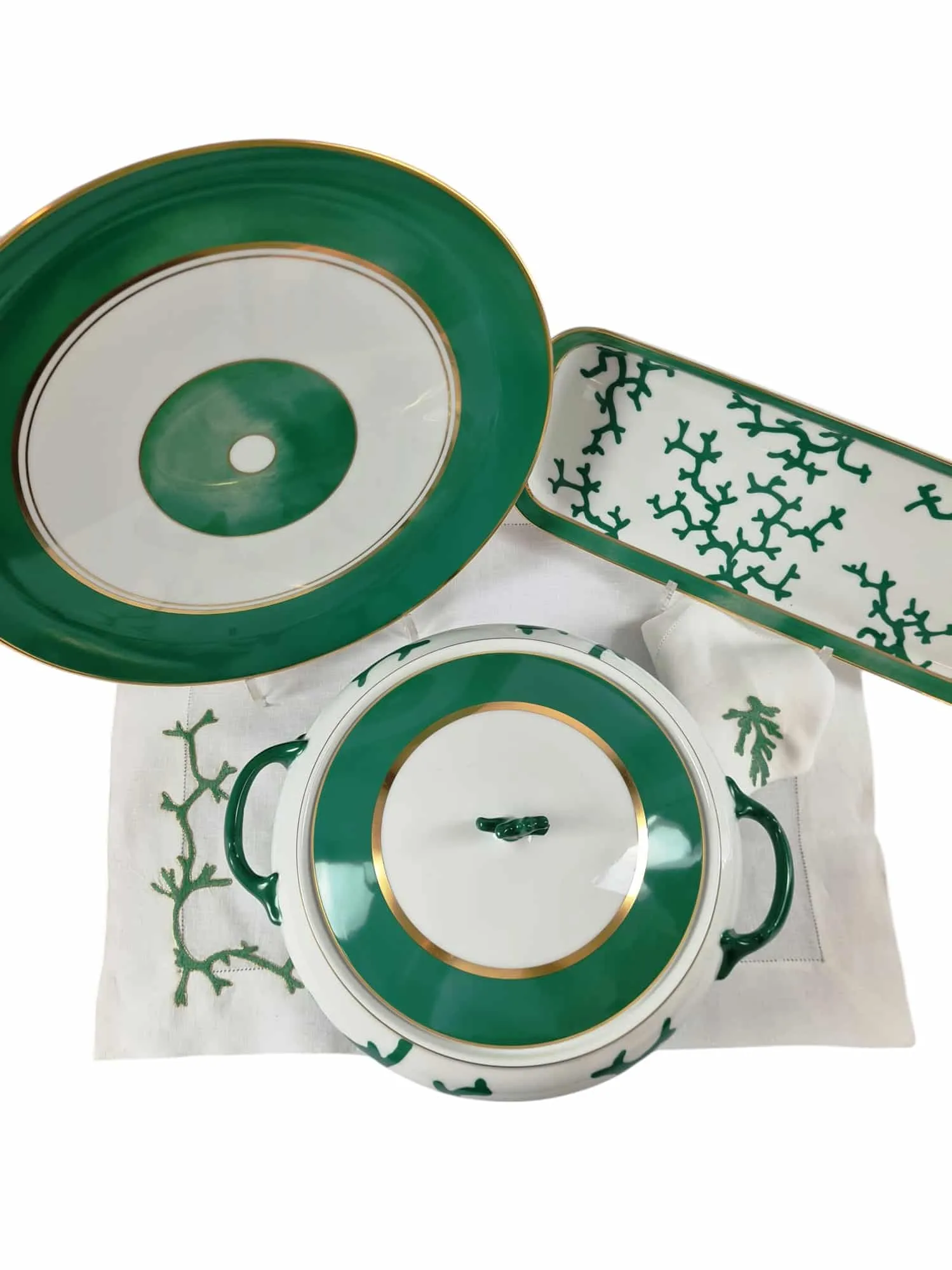 Magnifique service de table en porcelaine de Limoges, maison Raynaud, 79 pièces. – Image 5