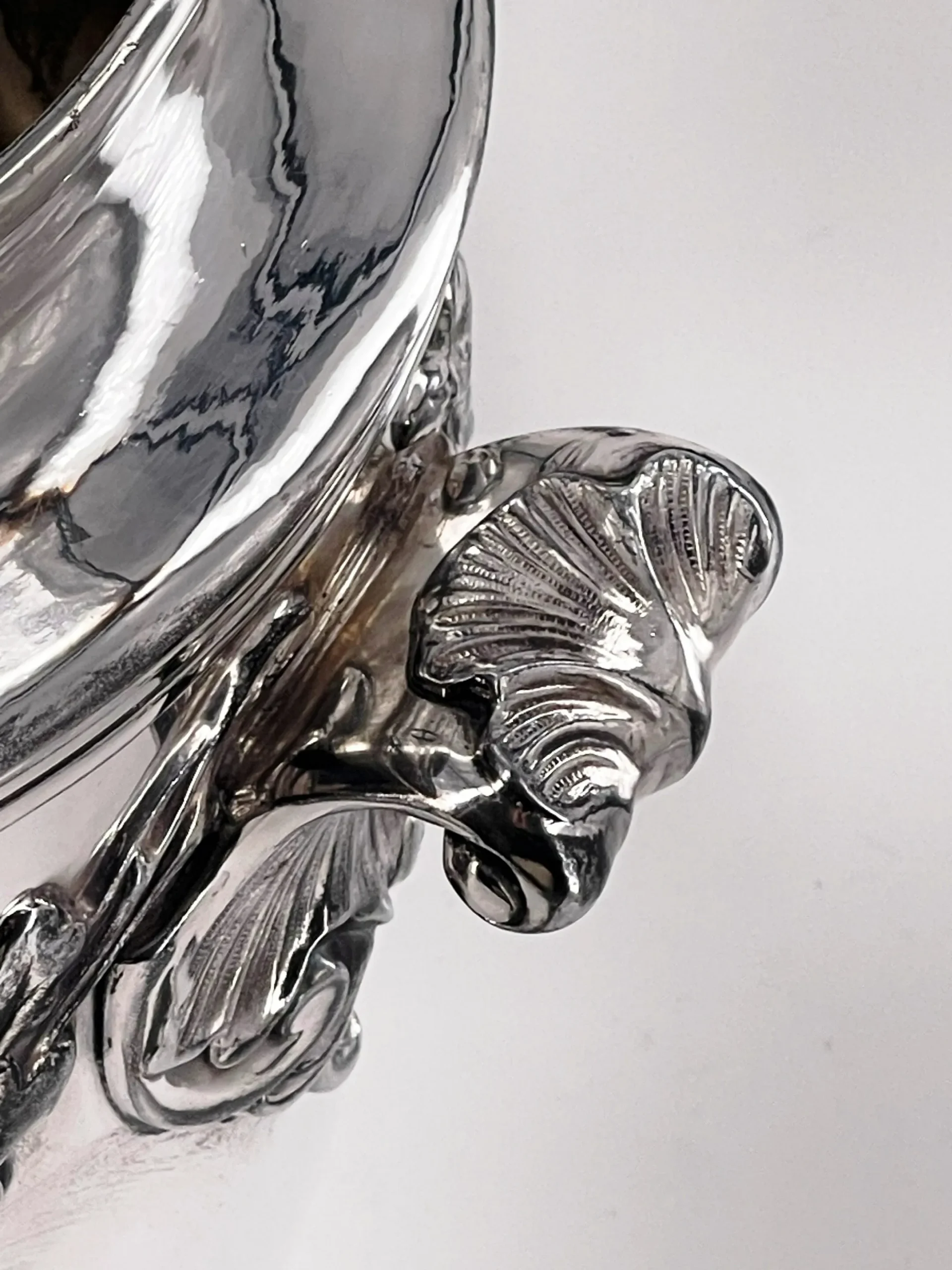 Seau à champagne en métal argenté, orfèvre Gallia – Image 4