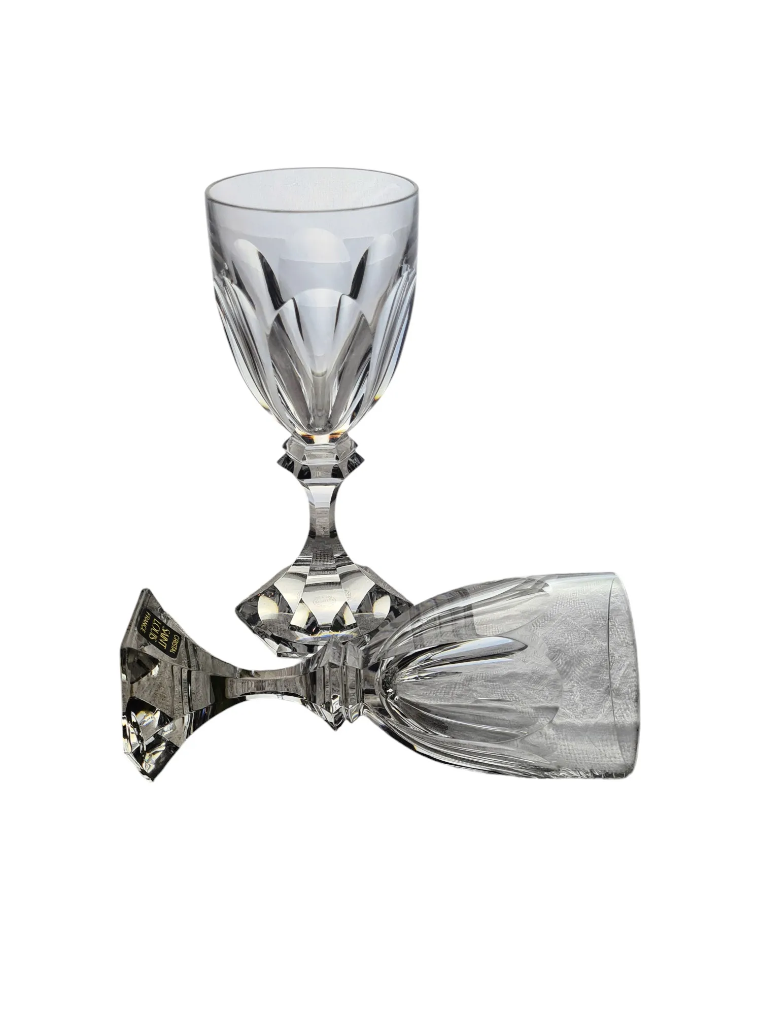 Magnifique service de verres en cristal de St Louis, modèle Chambord, 36 pièces. – Image 3