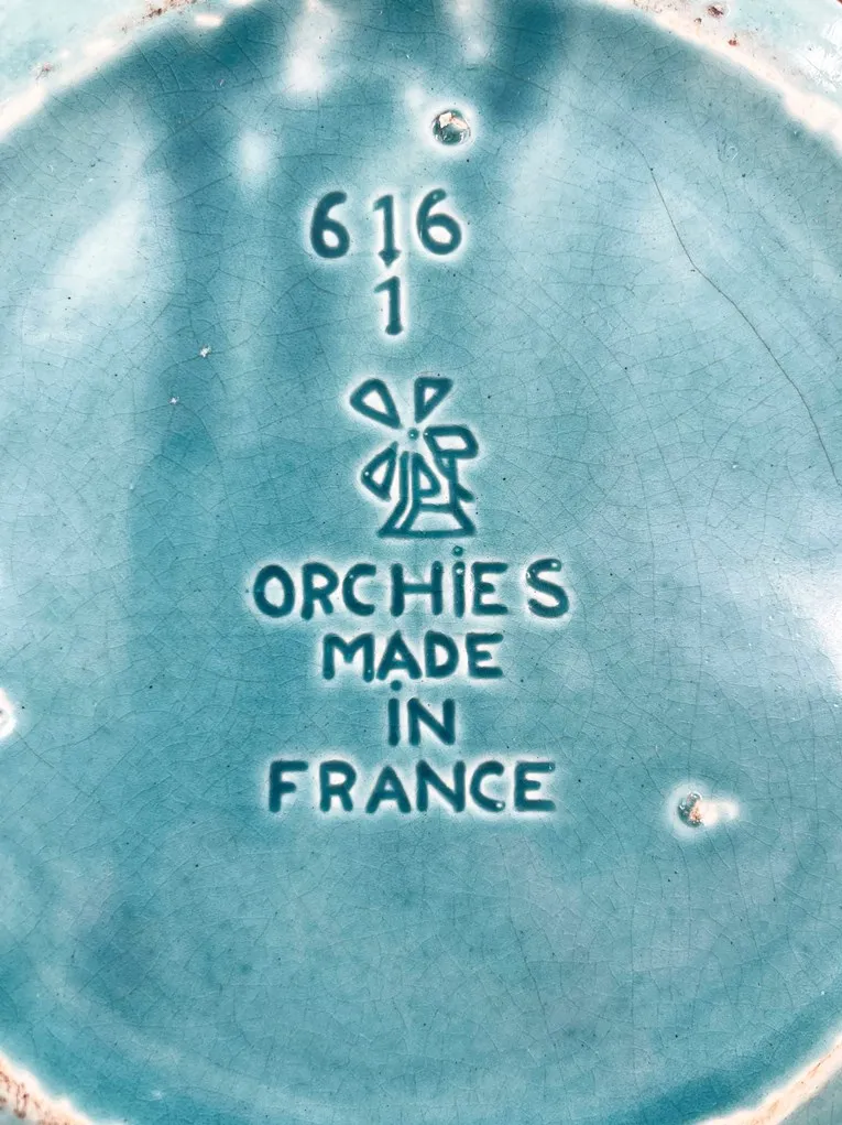 Cache-pot en barbotine, époque Art Déco, Orchies, France – Image 3